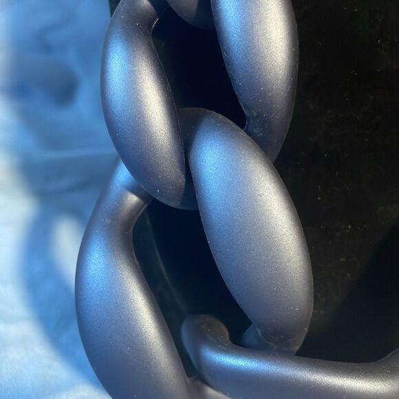 Coiris chunky blue statement necklace - Picture 2 of 5